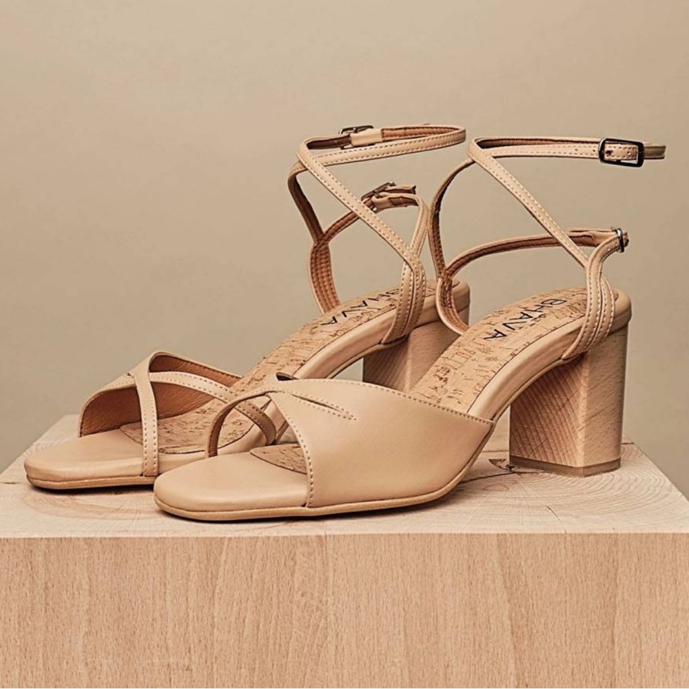 BHAVA AMBER STRAPPY HEEL Sandal - 40